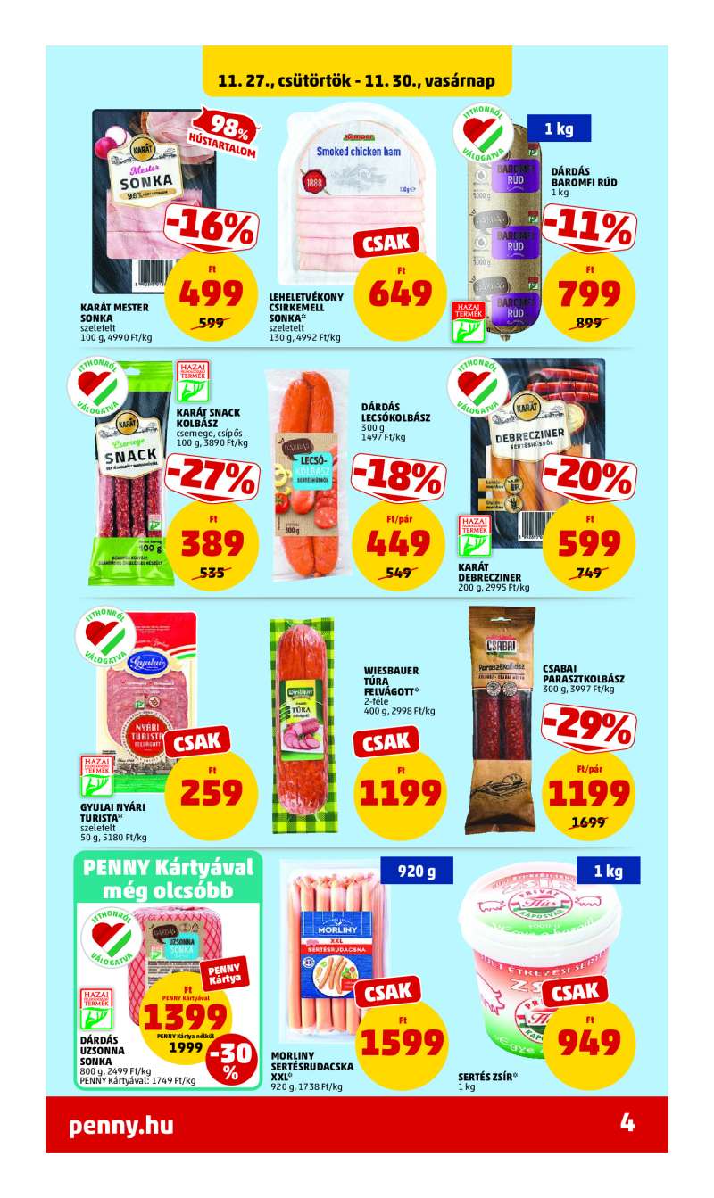 Penny Akciós Újság 10 oldal
