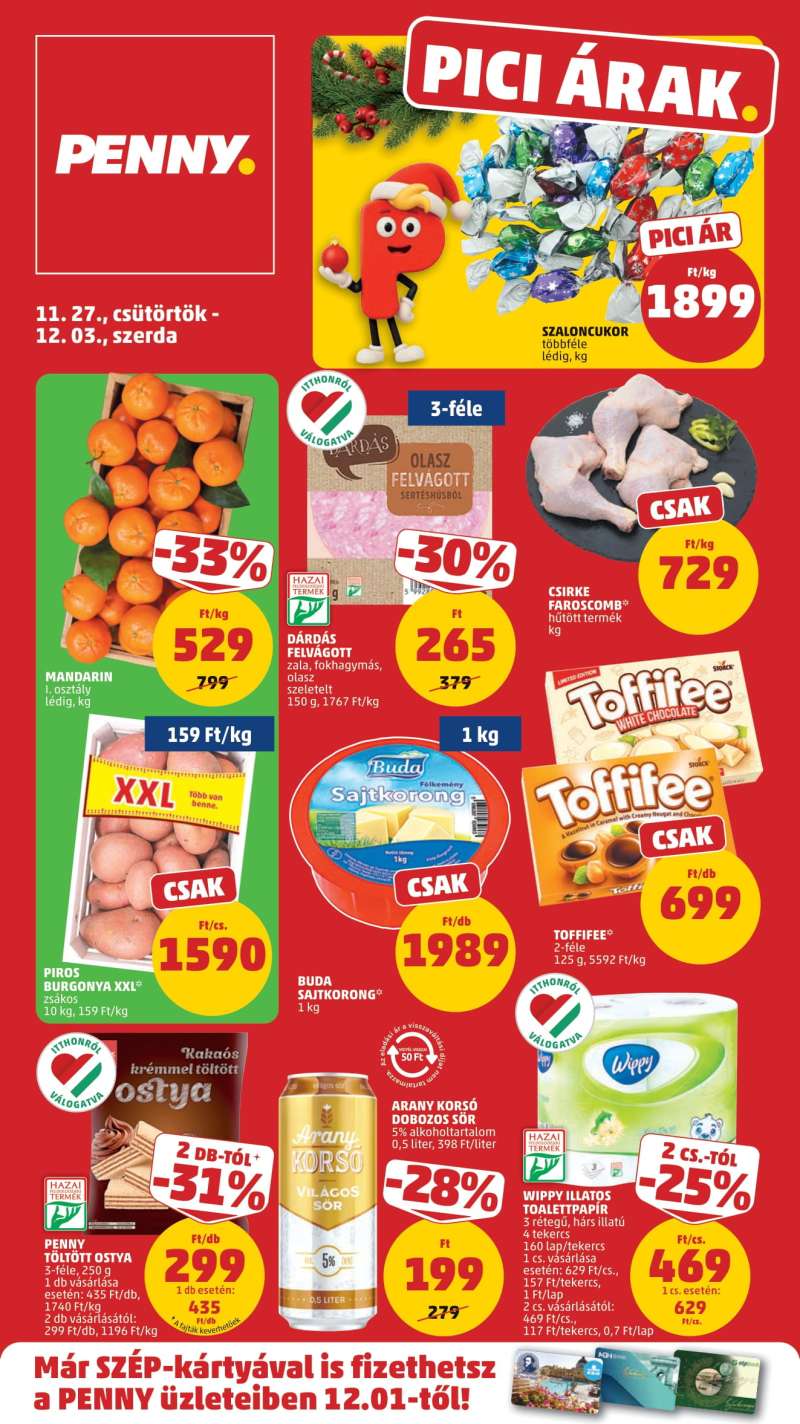 Penny Akciós Újság 1 oldal