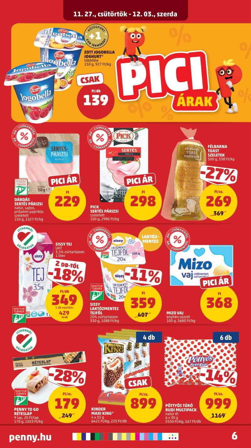 Penny Akciós Újság 10 oldal