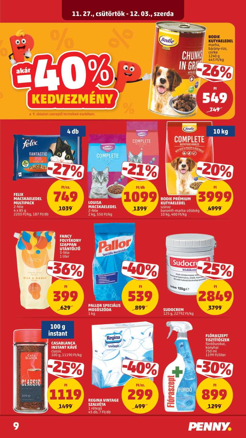 Penny Akciós Újság 13 oldal