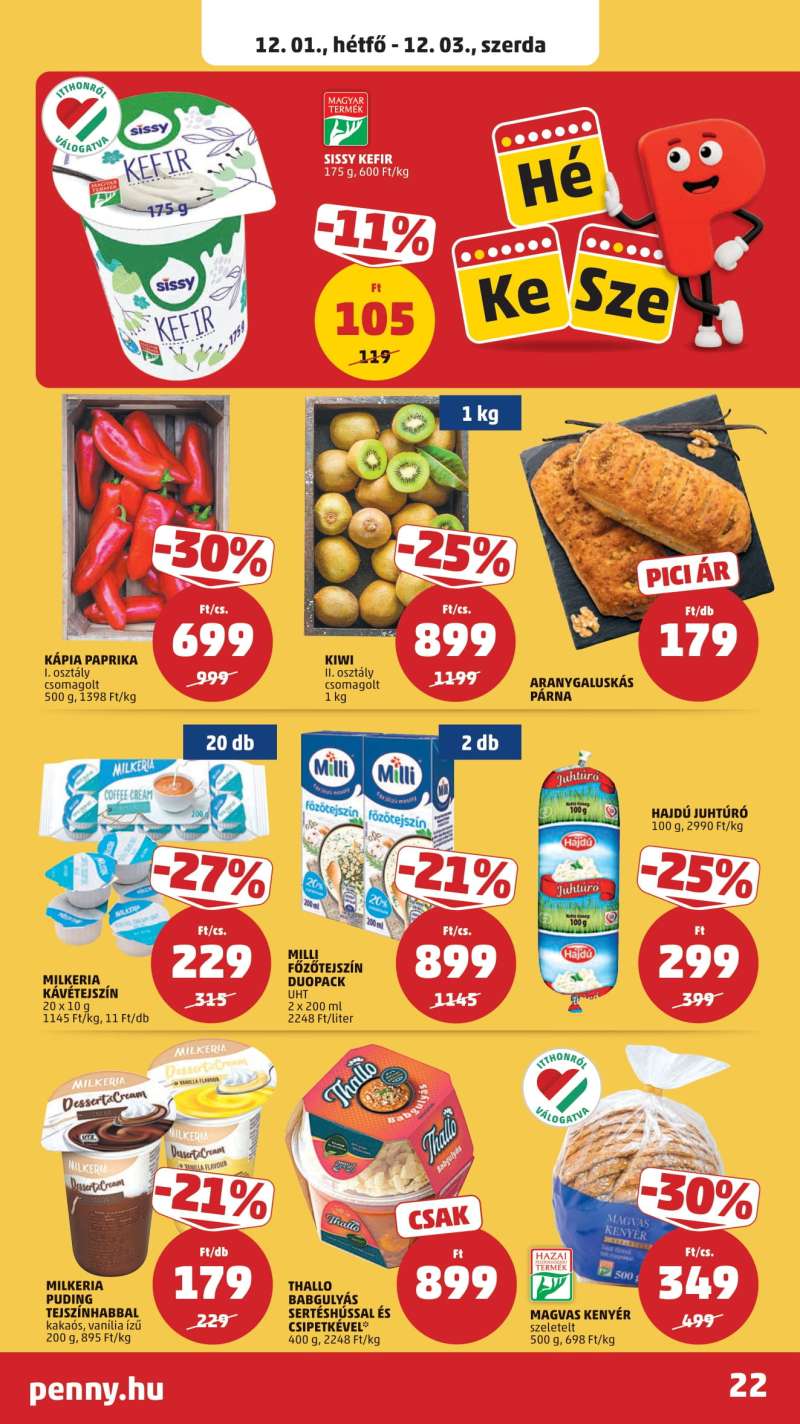 Penny Akciós Újság 26 oldal