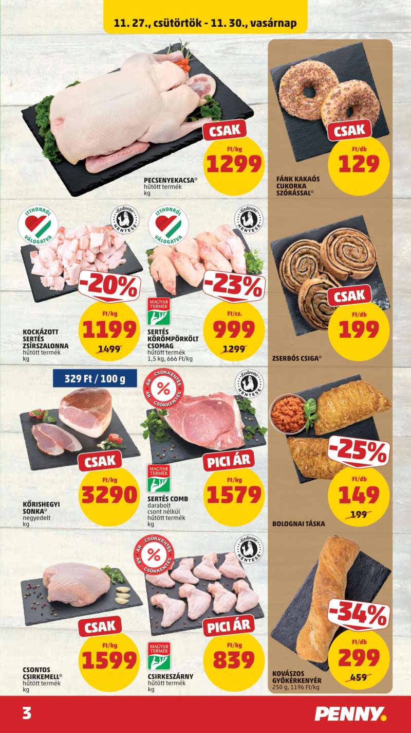 Penny Akciós Újság 3 oldal