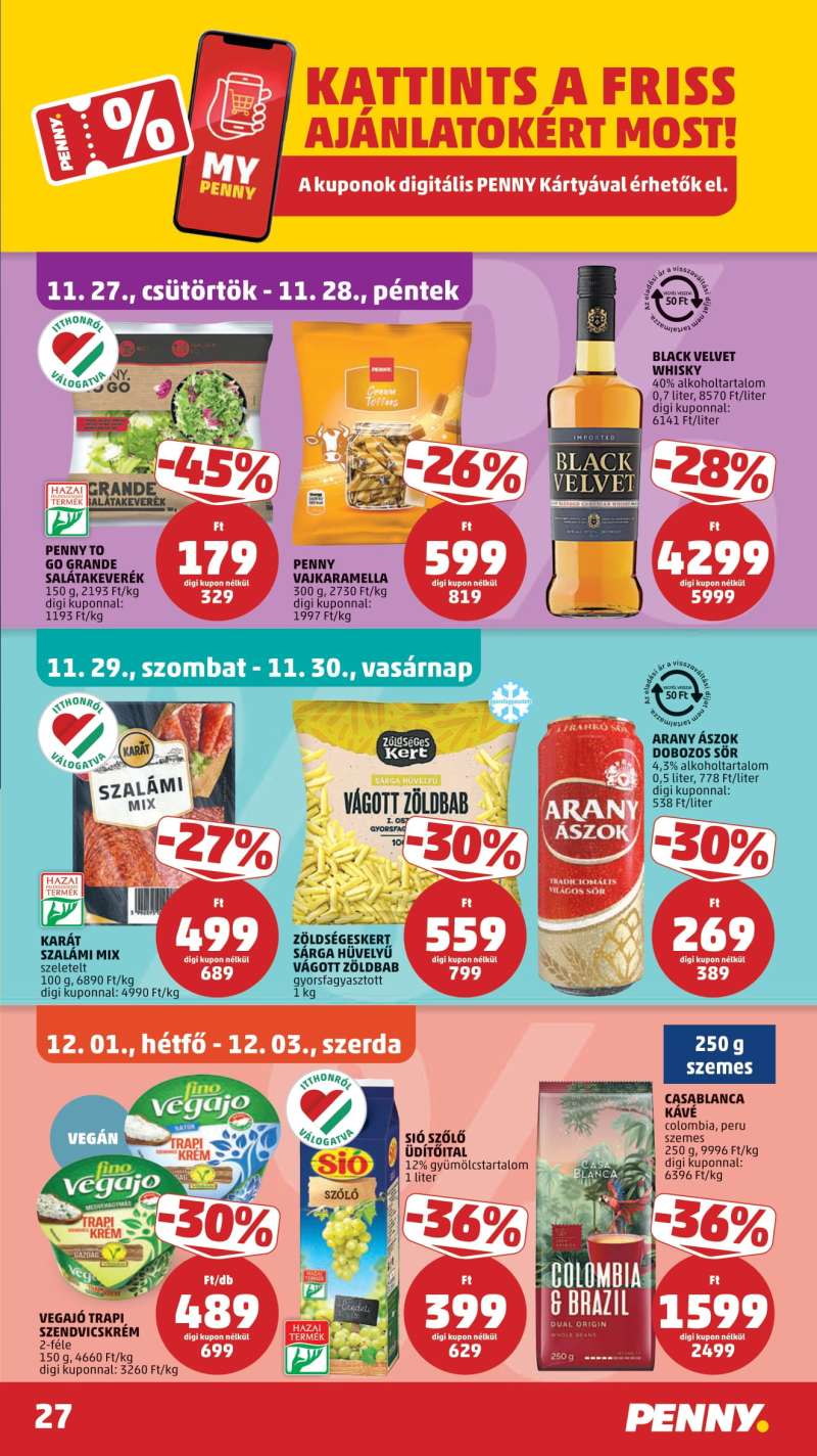 Penny Akciós Újság 31 oldal