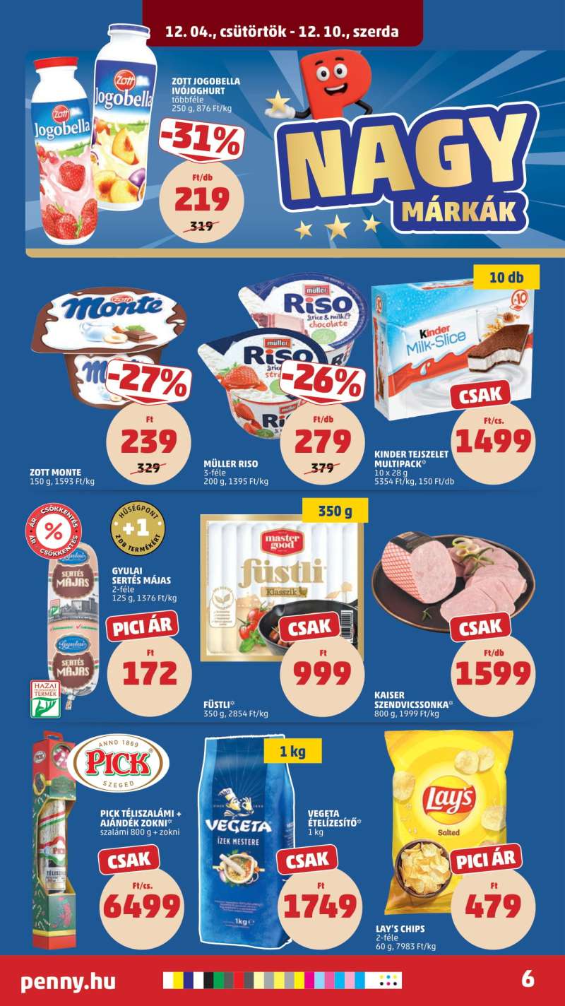 Penny Akciós Újság 10 oldal