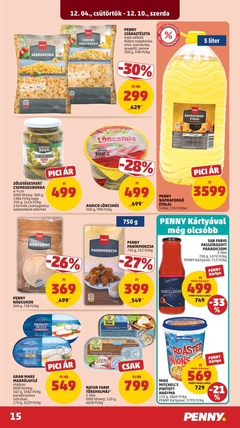 Penny Akciós Újság 19 oldal