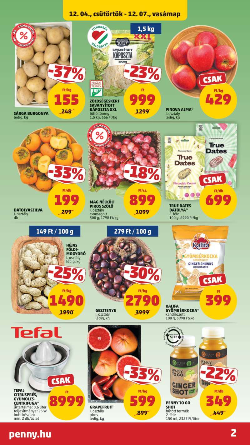 Penny Akciós Újság 2 oldal