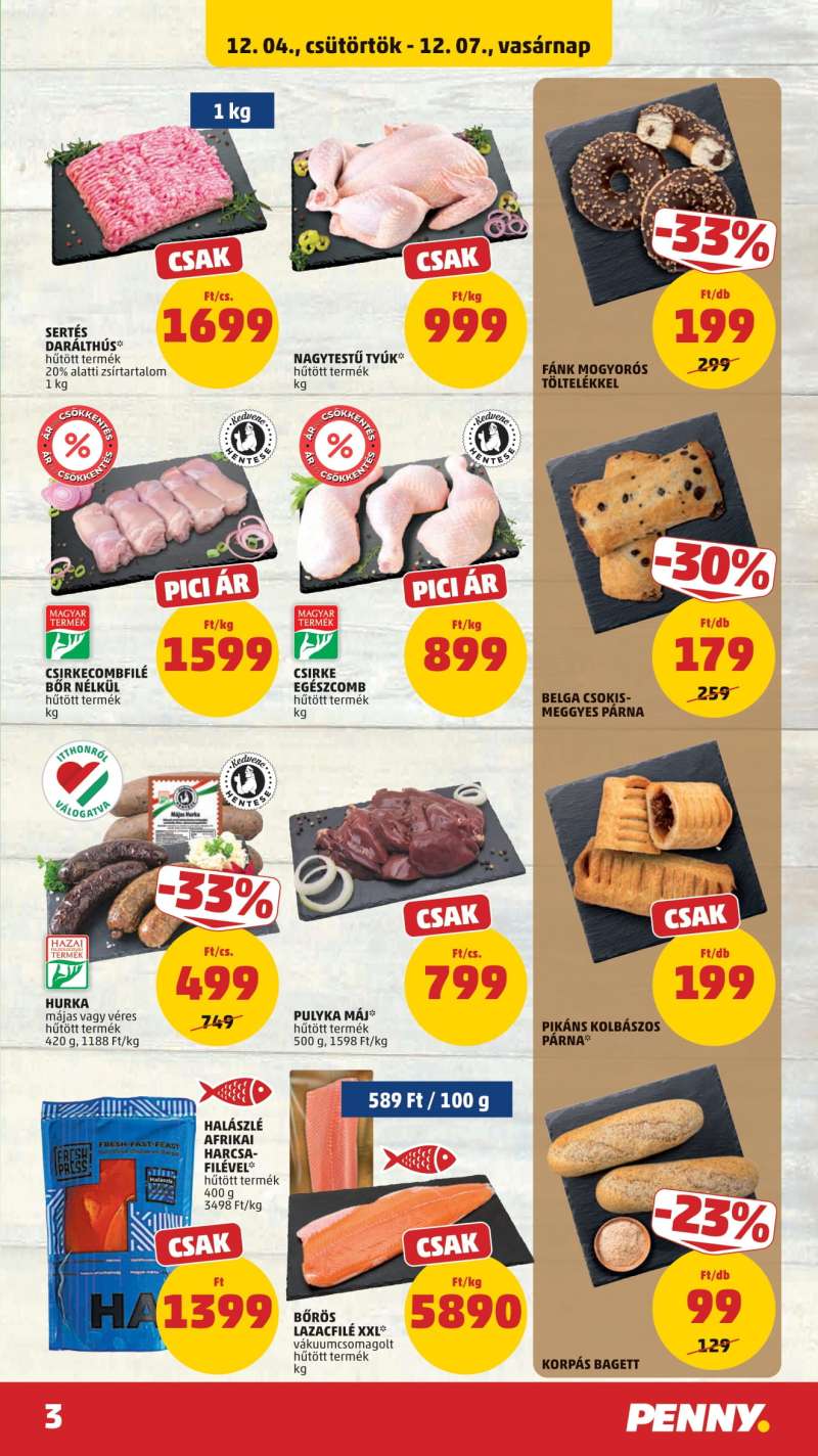 Penny Akciós Újság 3 oldal