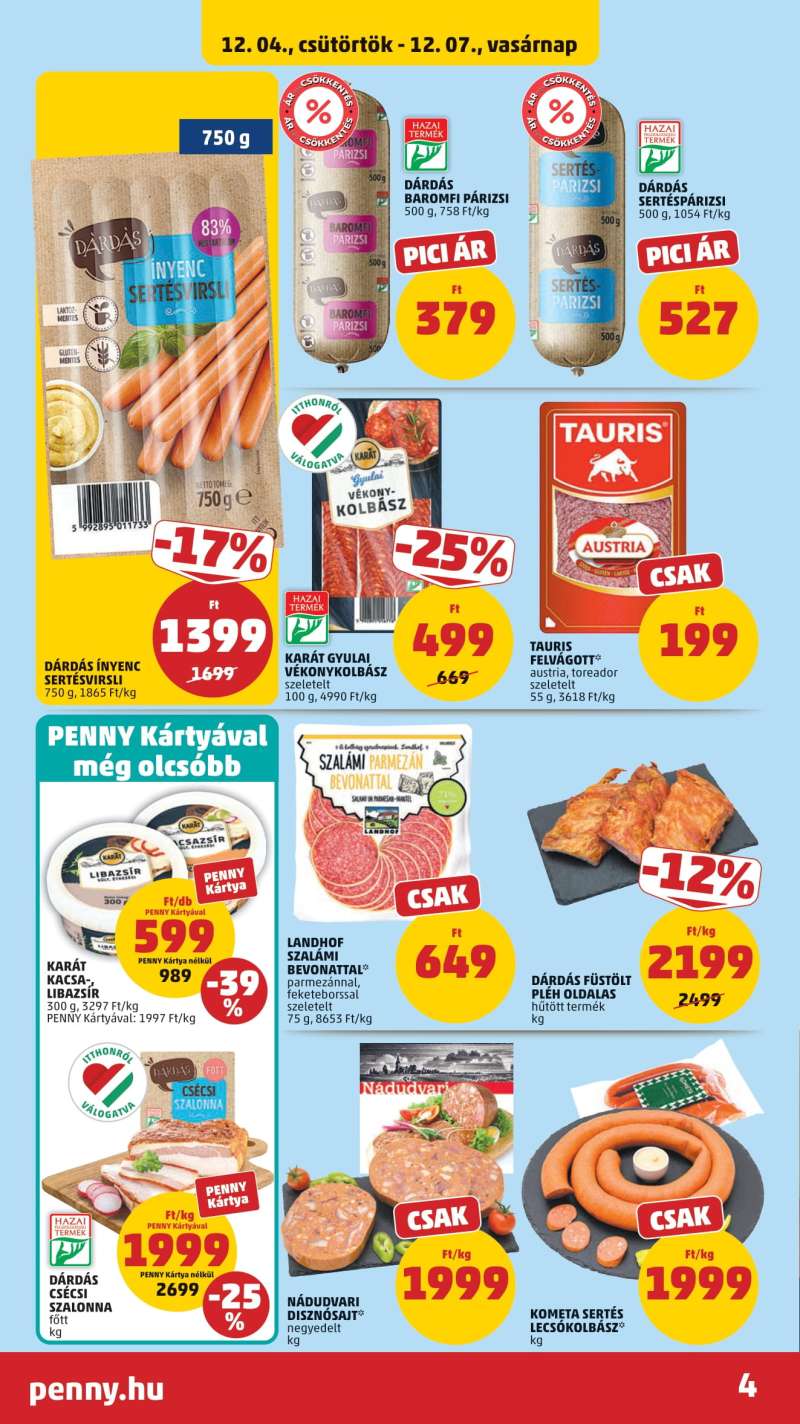 Penny Akciós Újság 8 oldal