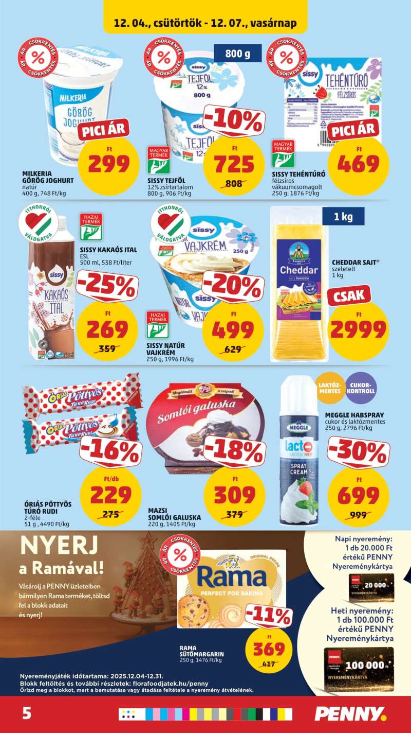 Penny Akciós Újság 9 oldal