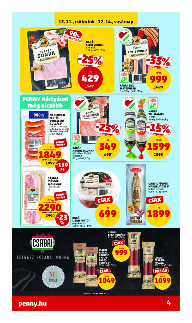 Penny Akciós Újság 21 oldal