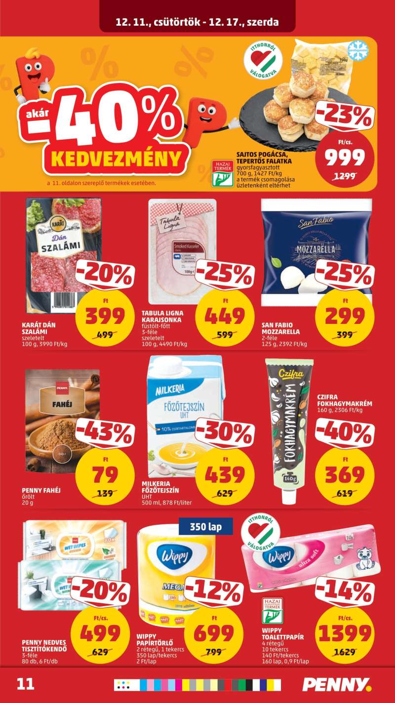 Penny Akciós Újság 13 oldal