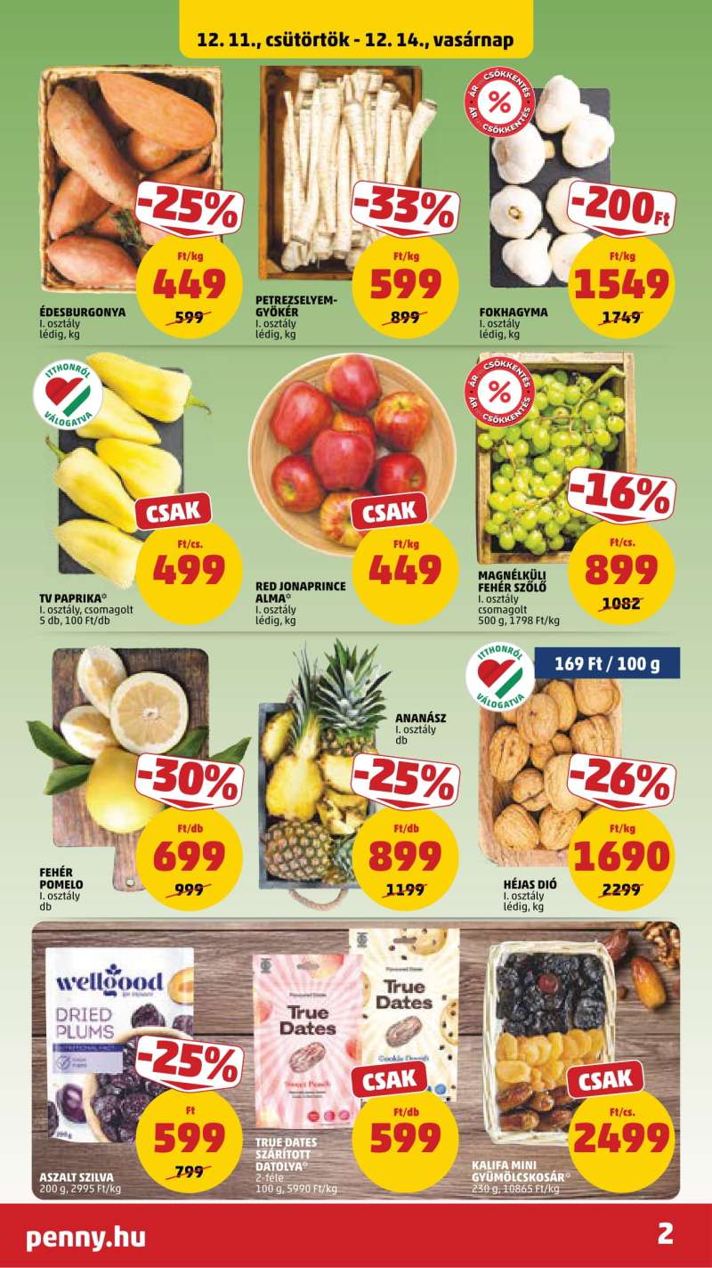 Penny Akciós Újság 2 oldal