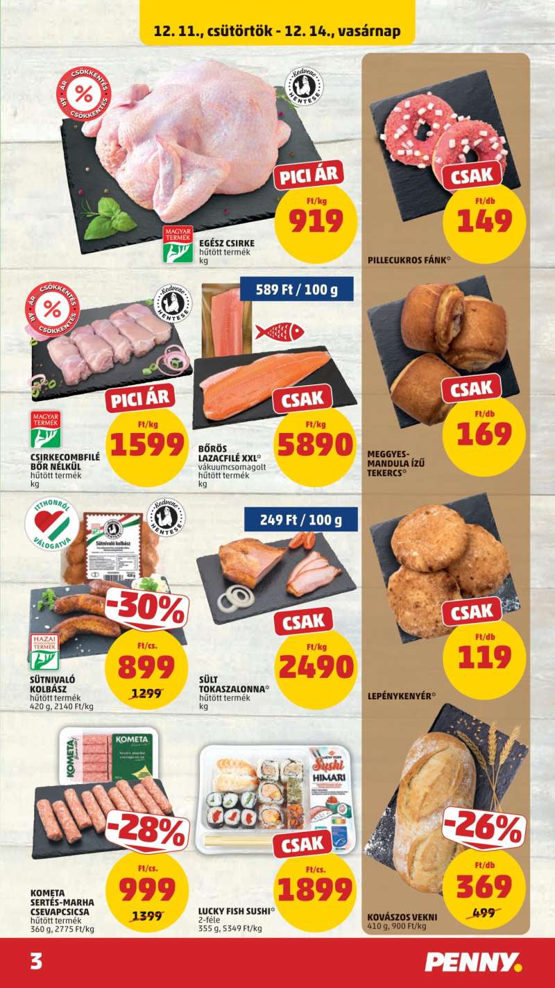 Penny Akciós Újság 3 oldal