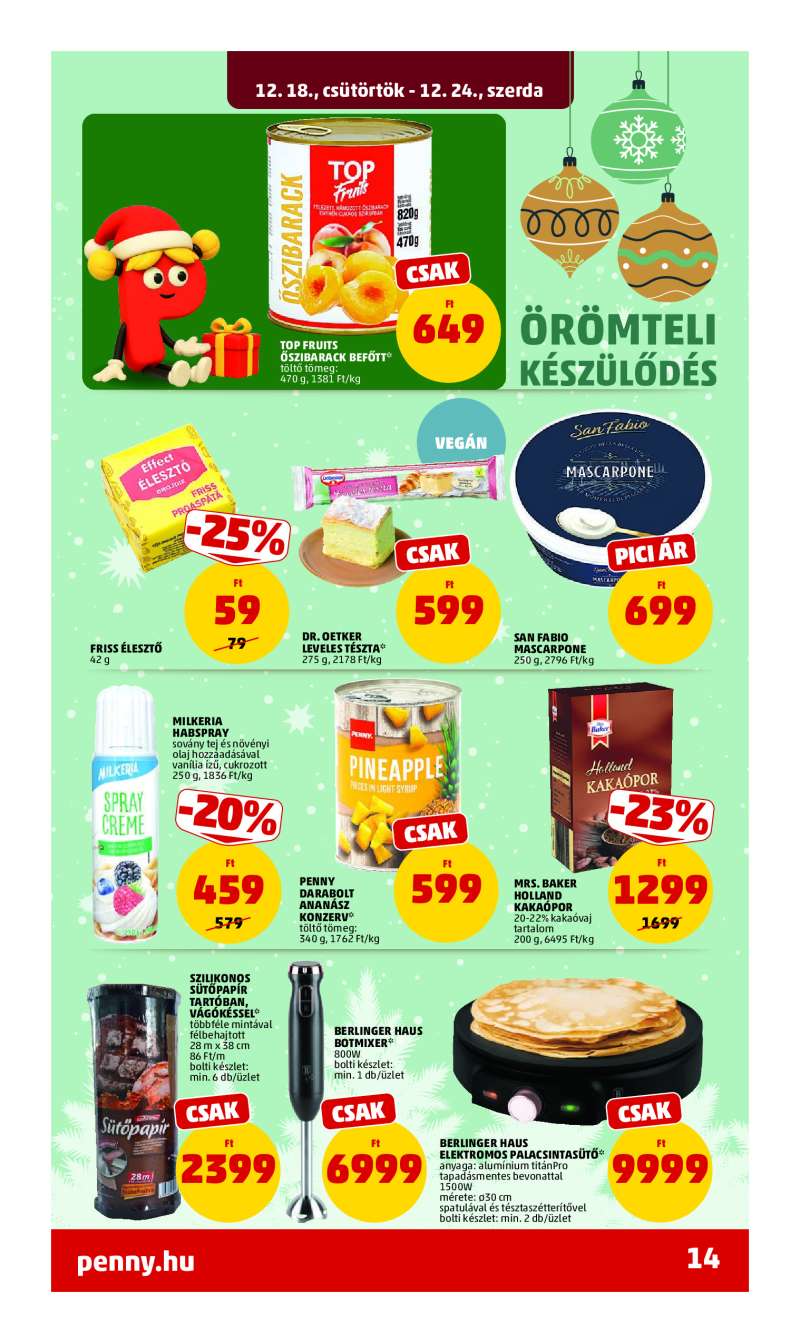 Penny Akciós Újság 52 oldal