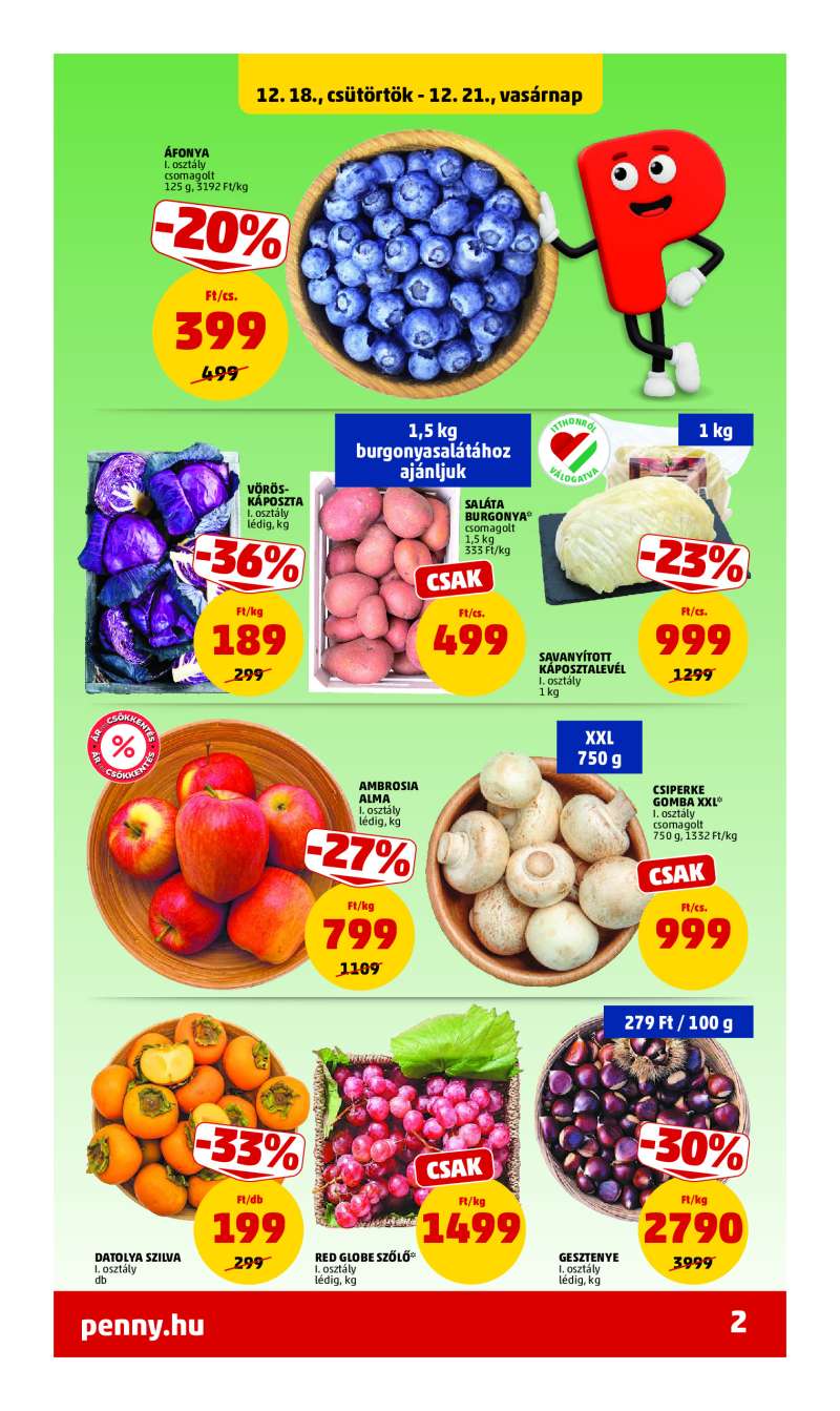 Penny Akciós Újság 4 oldal