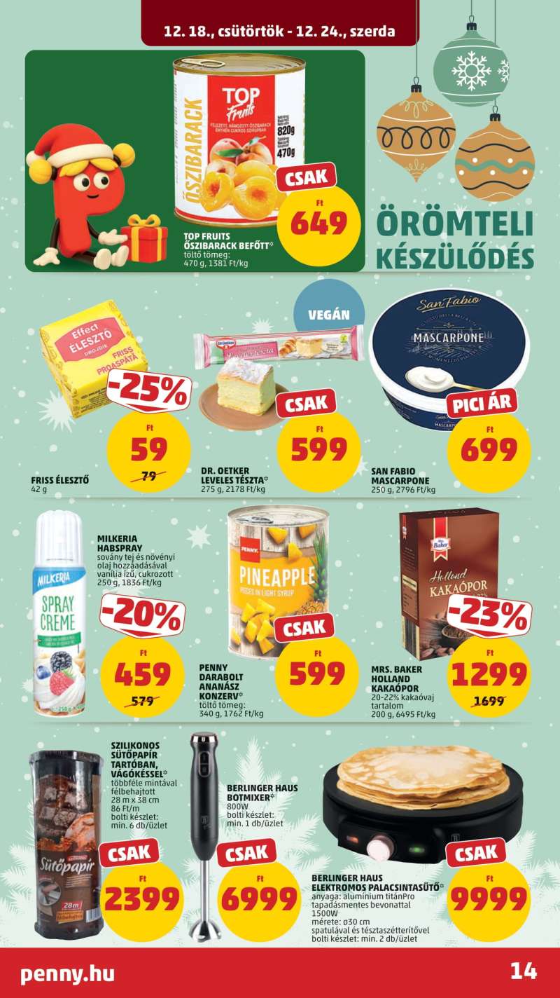 Penny Akciós Újság 18 oldal