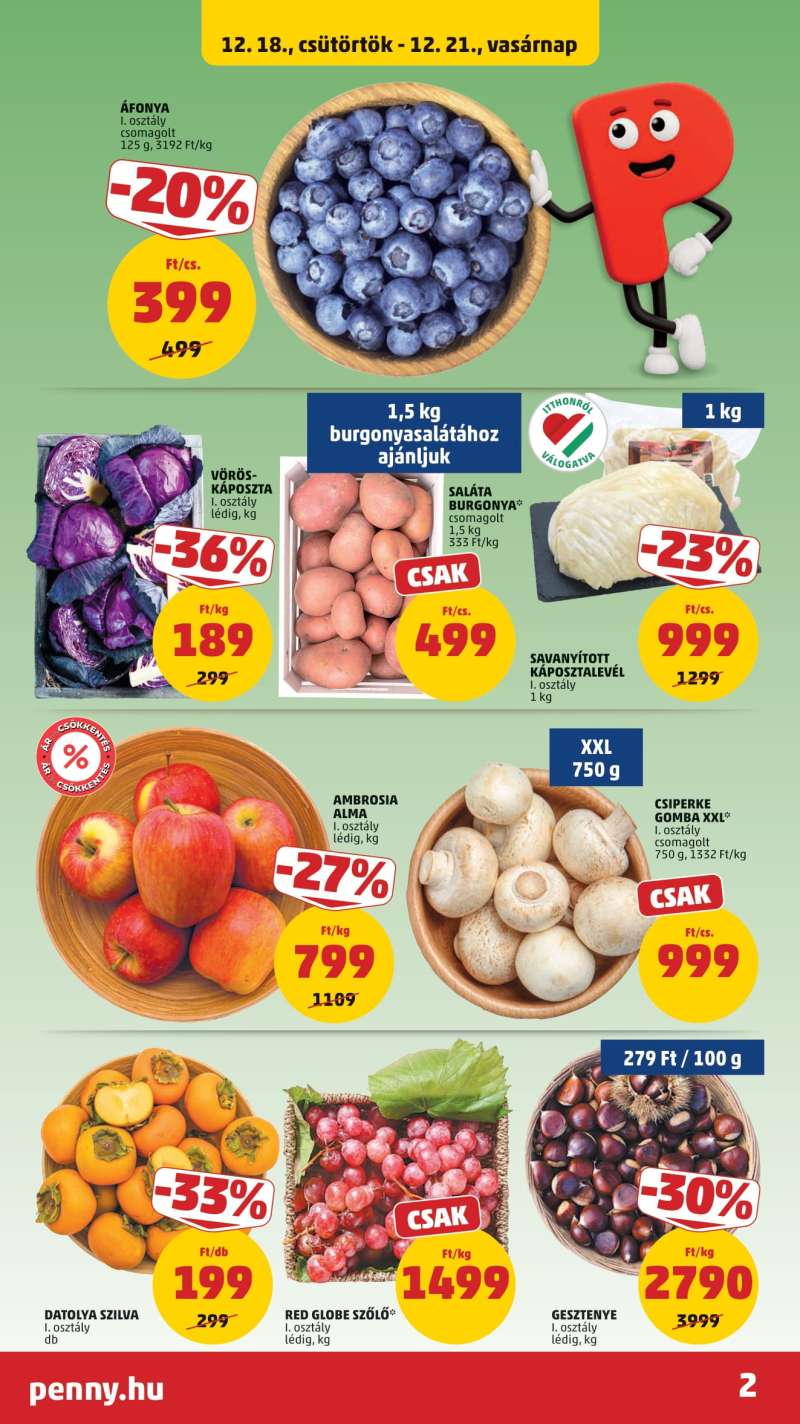 Penny Akciós Újság 2 oldal