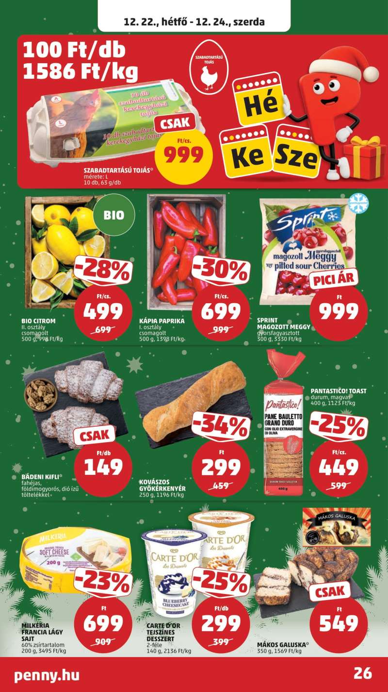 Penny Akciós Újság 30 oldal
