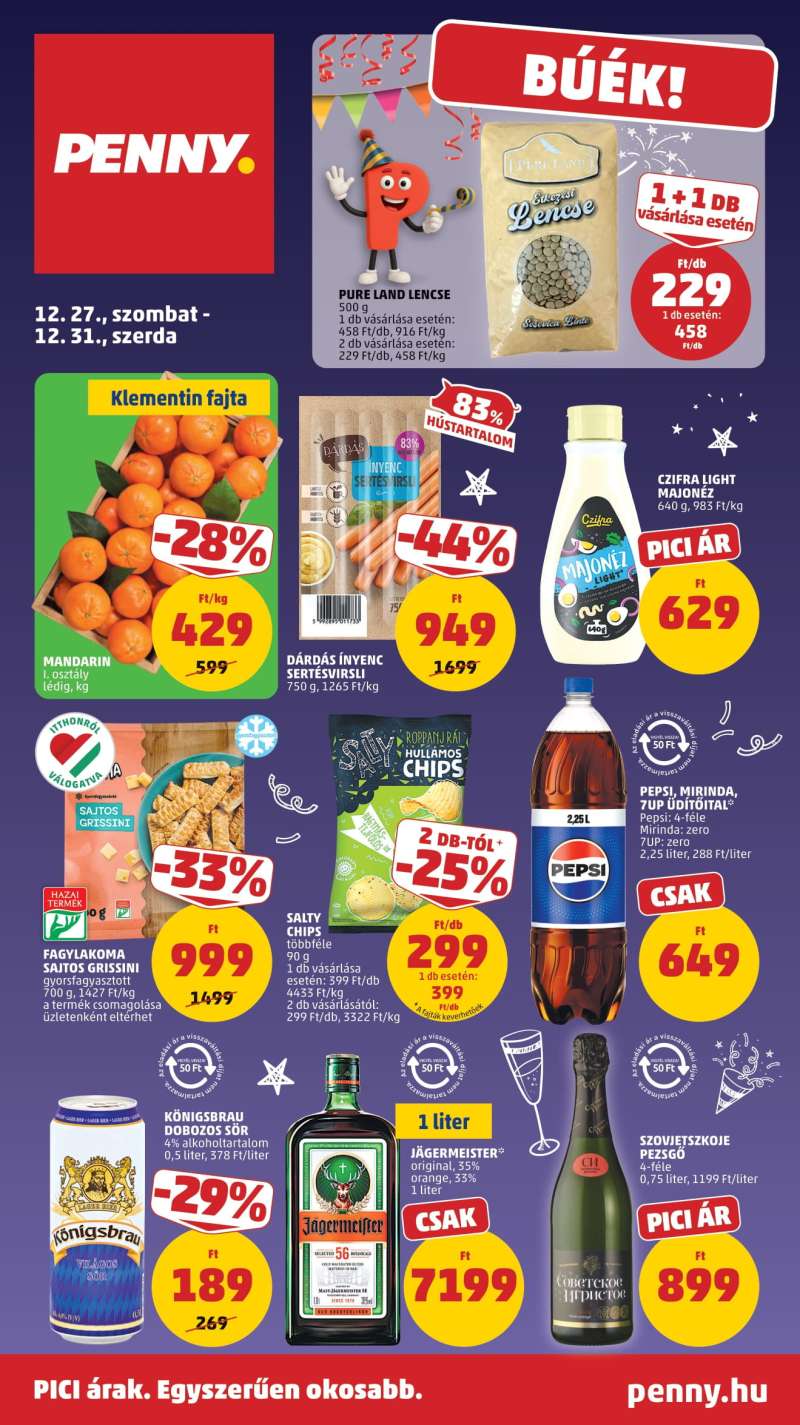Penny Akciós Újság 1 oldal