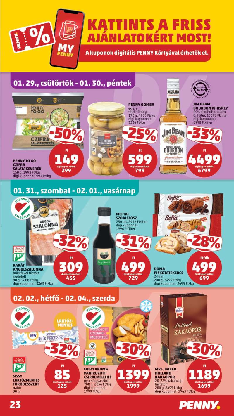 Penny Akciós Újság 27 oldal