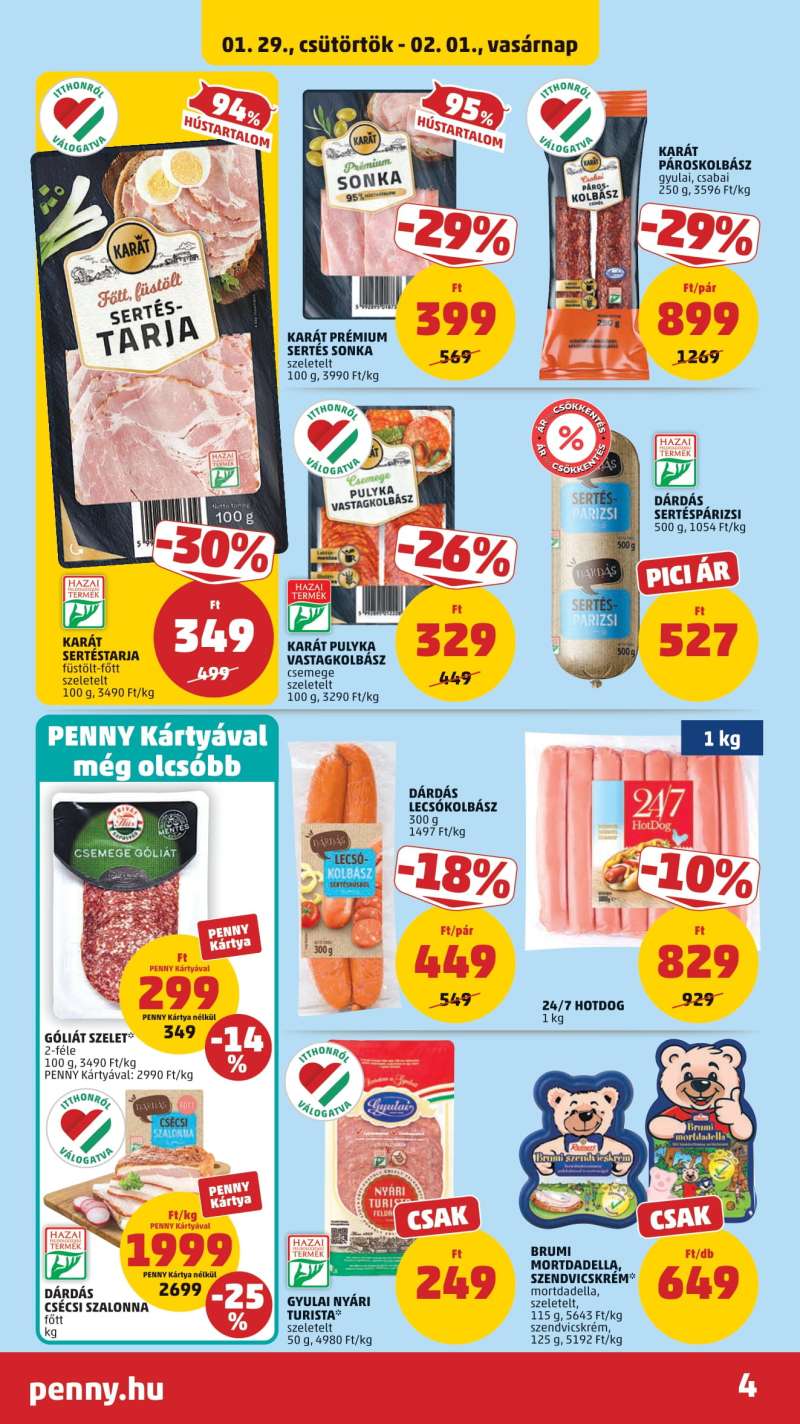 Penny Akciós Újság 6 oldal
