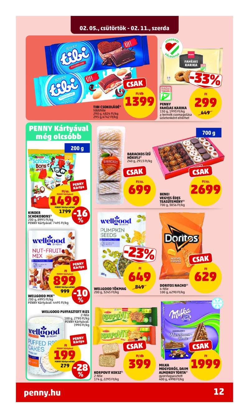 Penny Akciós Újság 14 oldal