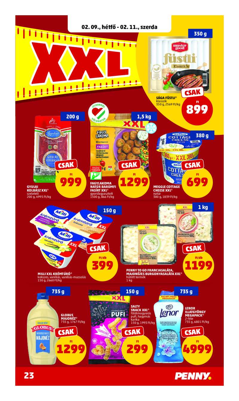 Penny Akciós Újság 25 oldal