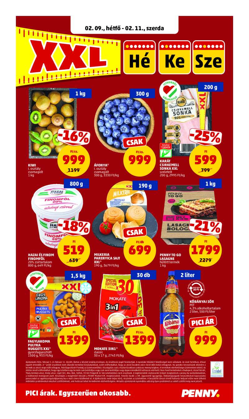 Penny Akciós Újság 26 oldal