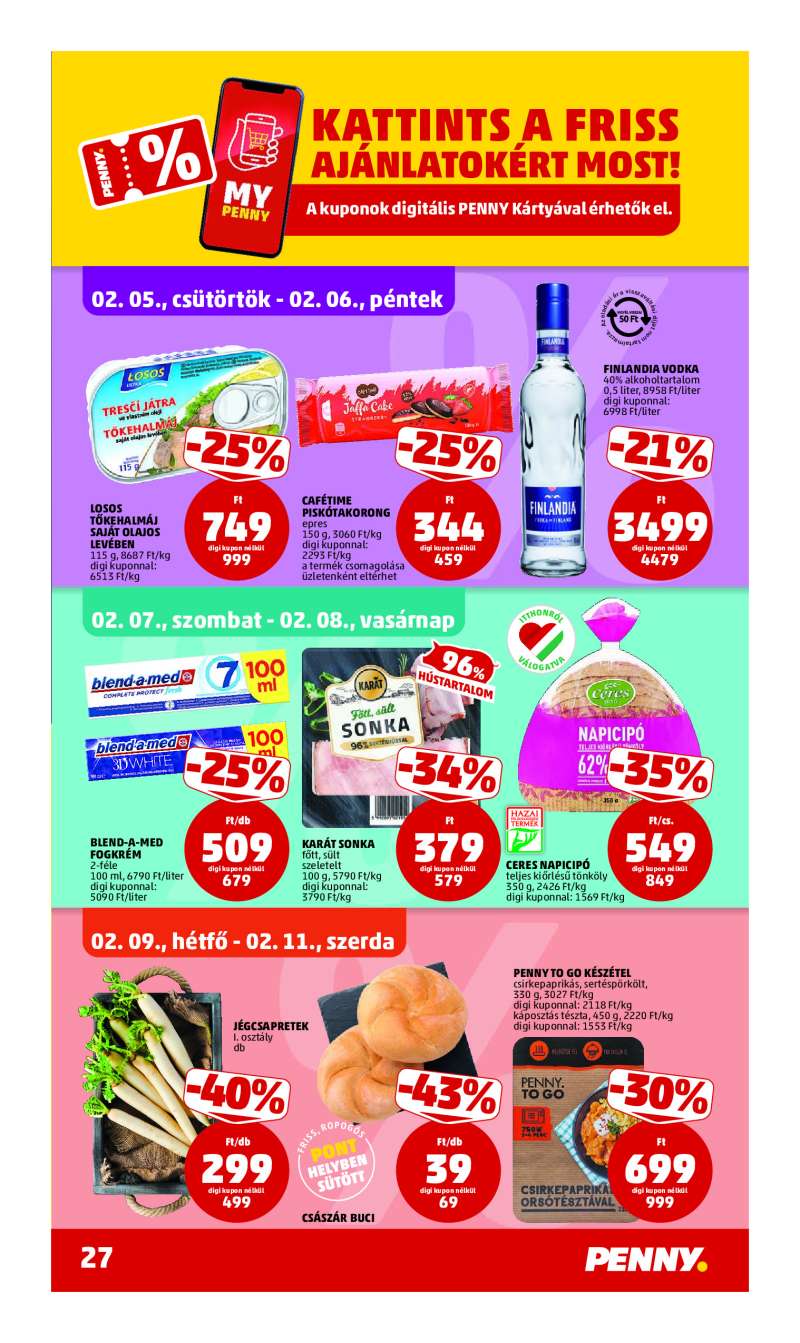 Penny Akciós Újság 29 oldal