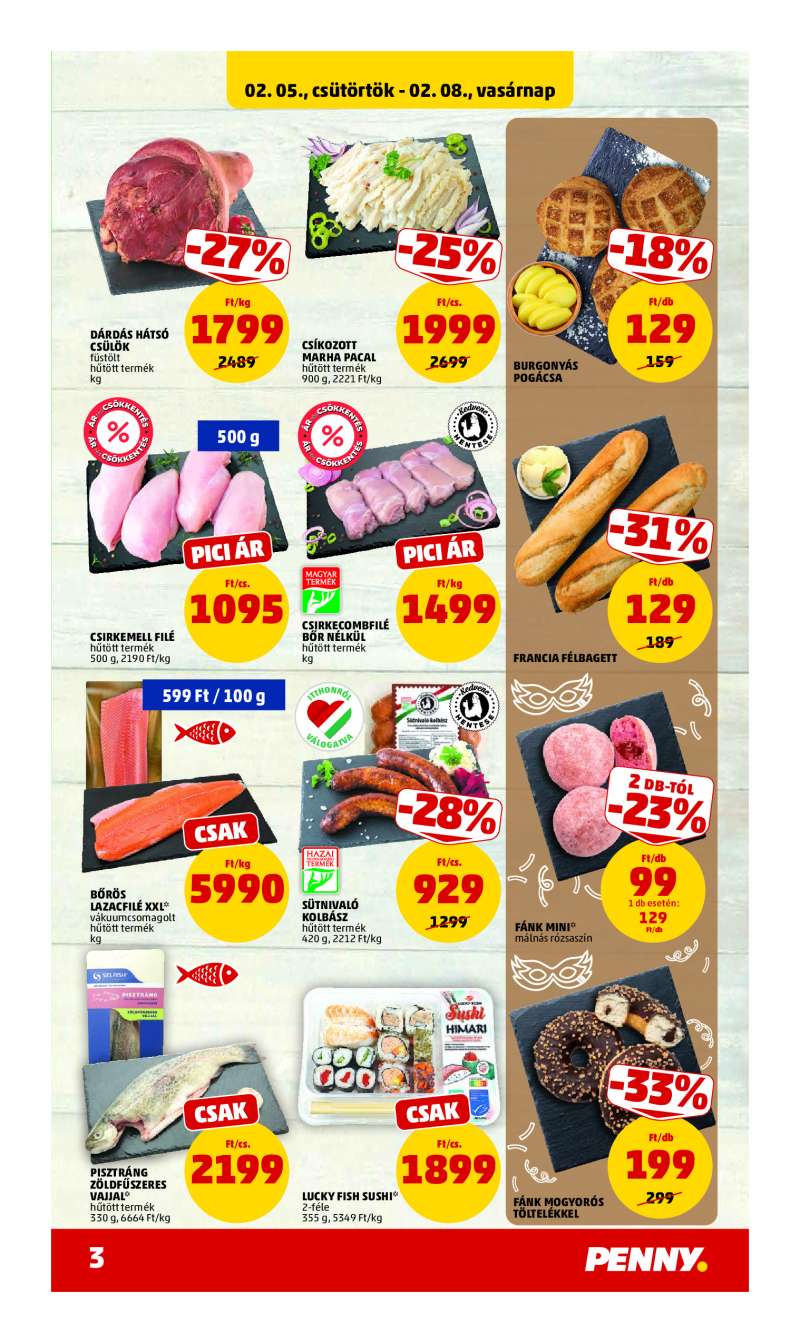 Penny Akciós Újság 3 oldal