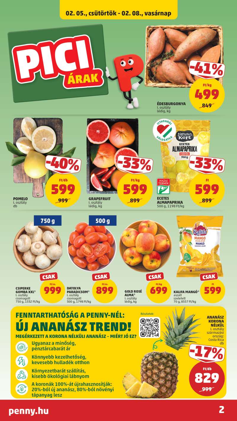 Penny Akciós Újság 2 oldal