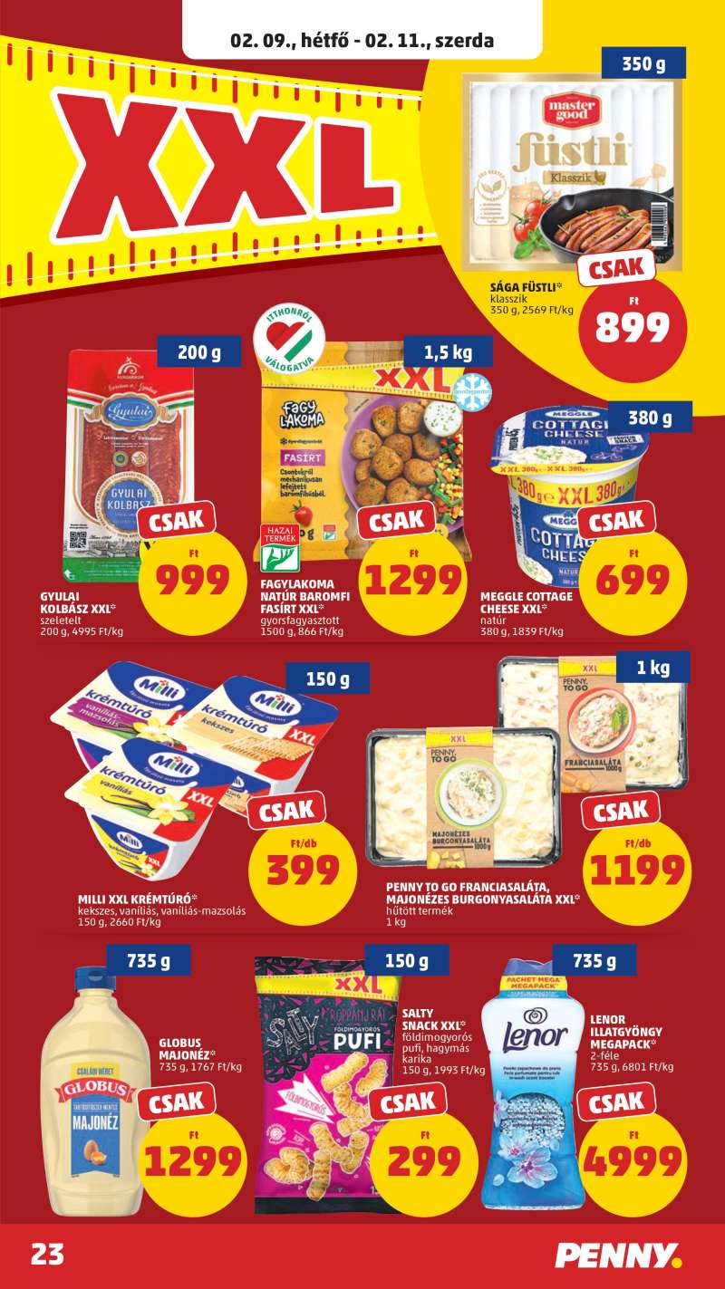 Penny Akciós Újság 25 oldal