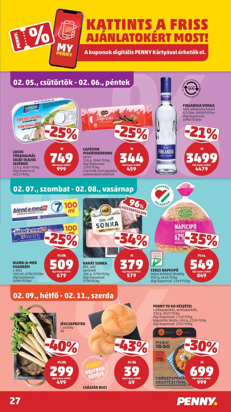 Penny Akciós Újság 29 oldal