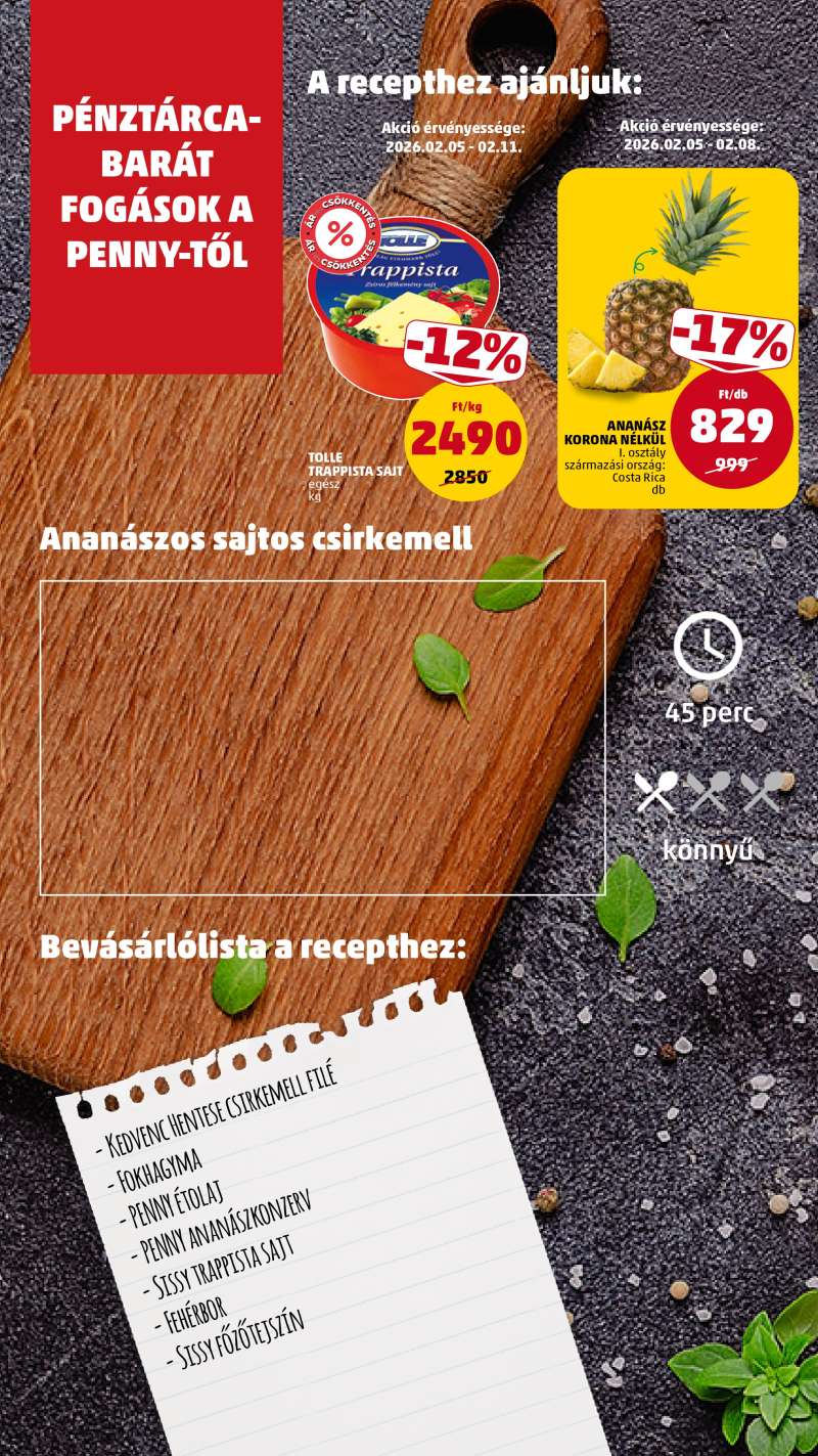 Penny Akciós Újság 6 oldal