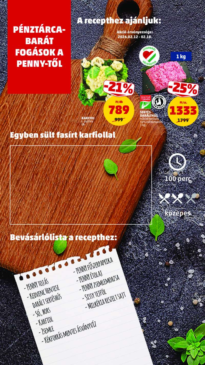 Penny Akciós Újság 12 oldal