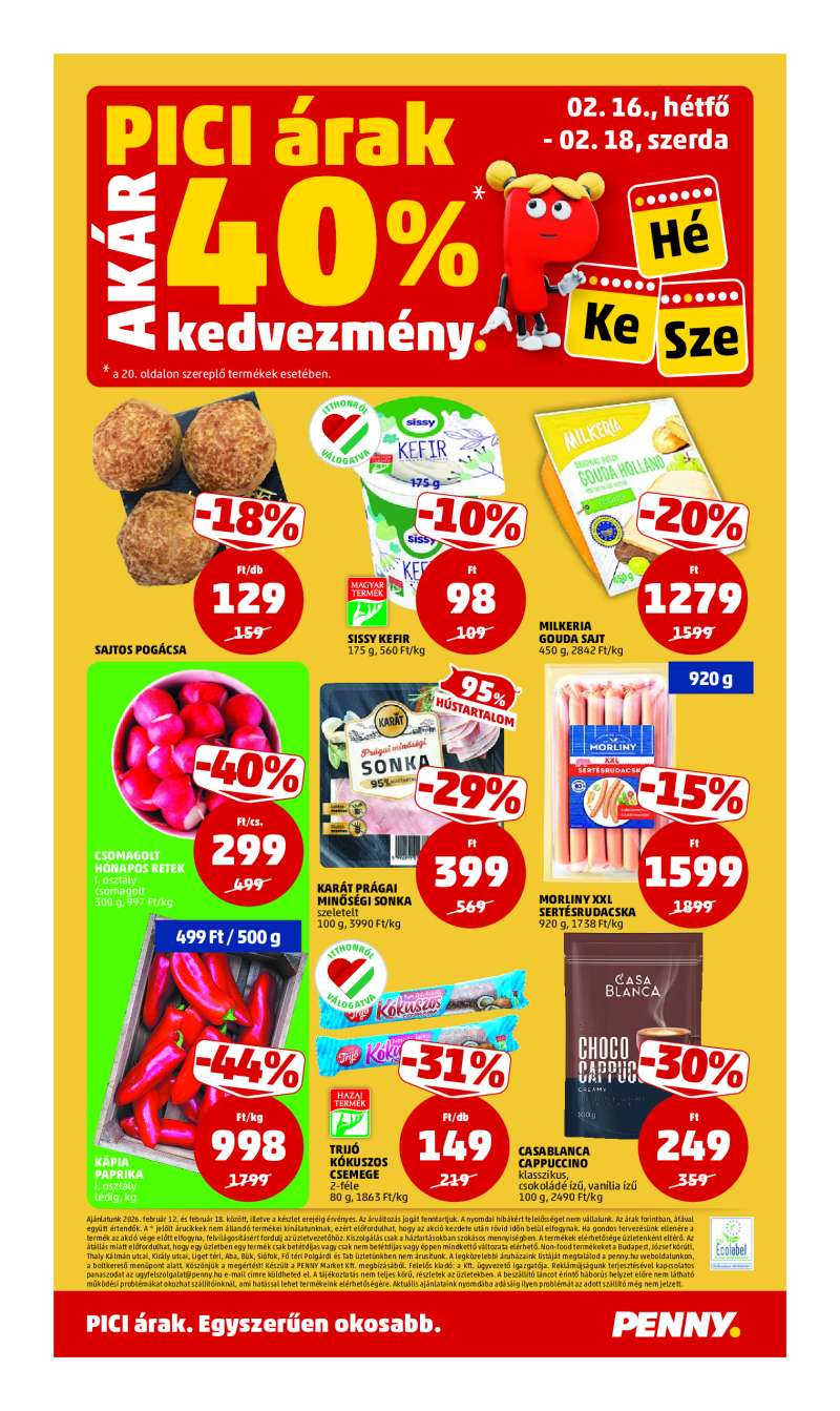 Penny Akciós Újság 24 oldal