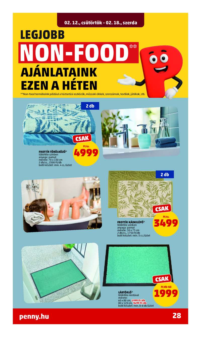 Penny Akciós Újság 32 oldal