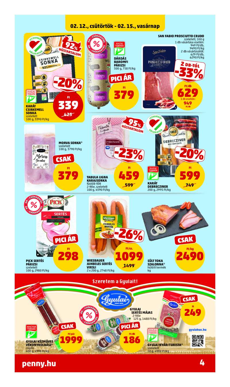 Penny Akciós Újság 6 oldal