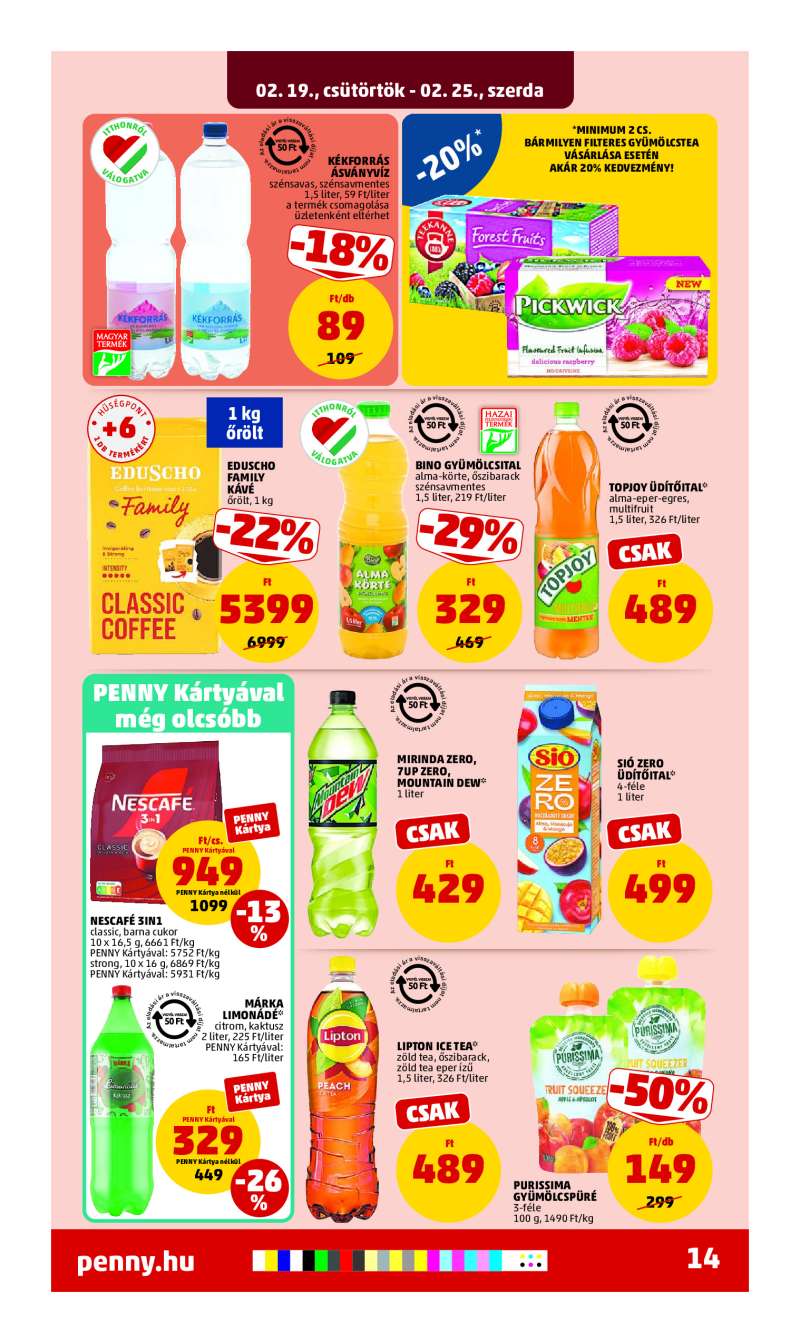 Penny Akciós Újság 18 oldal