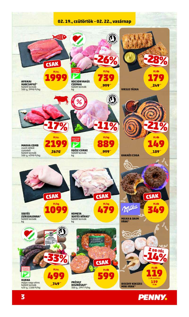 Penny Akciós Újság 3 oldal