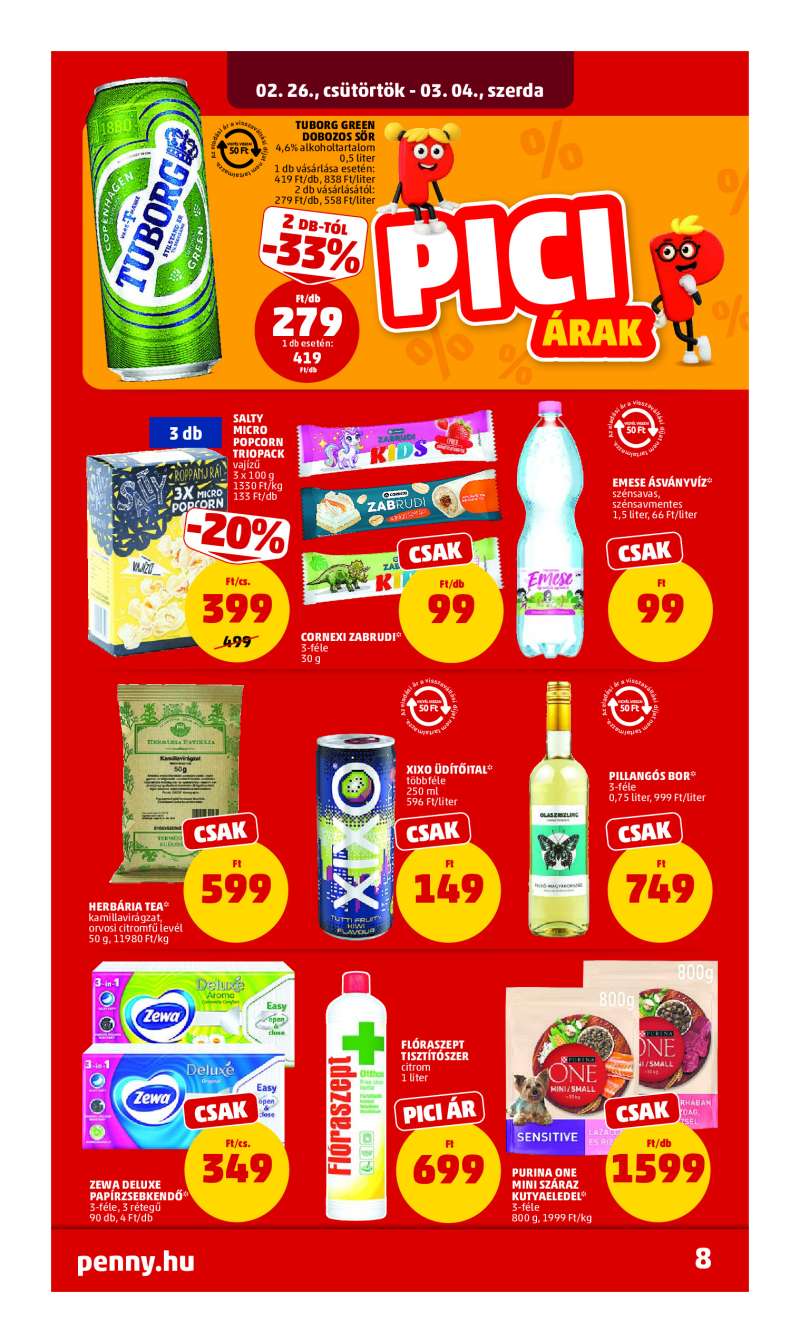 Penny Akciós Újság 10 oldal