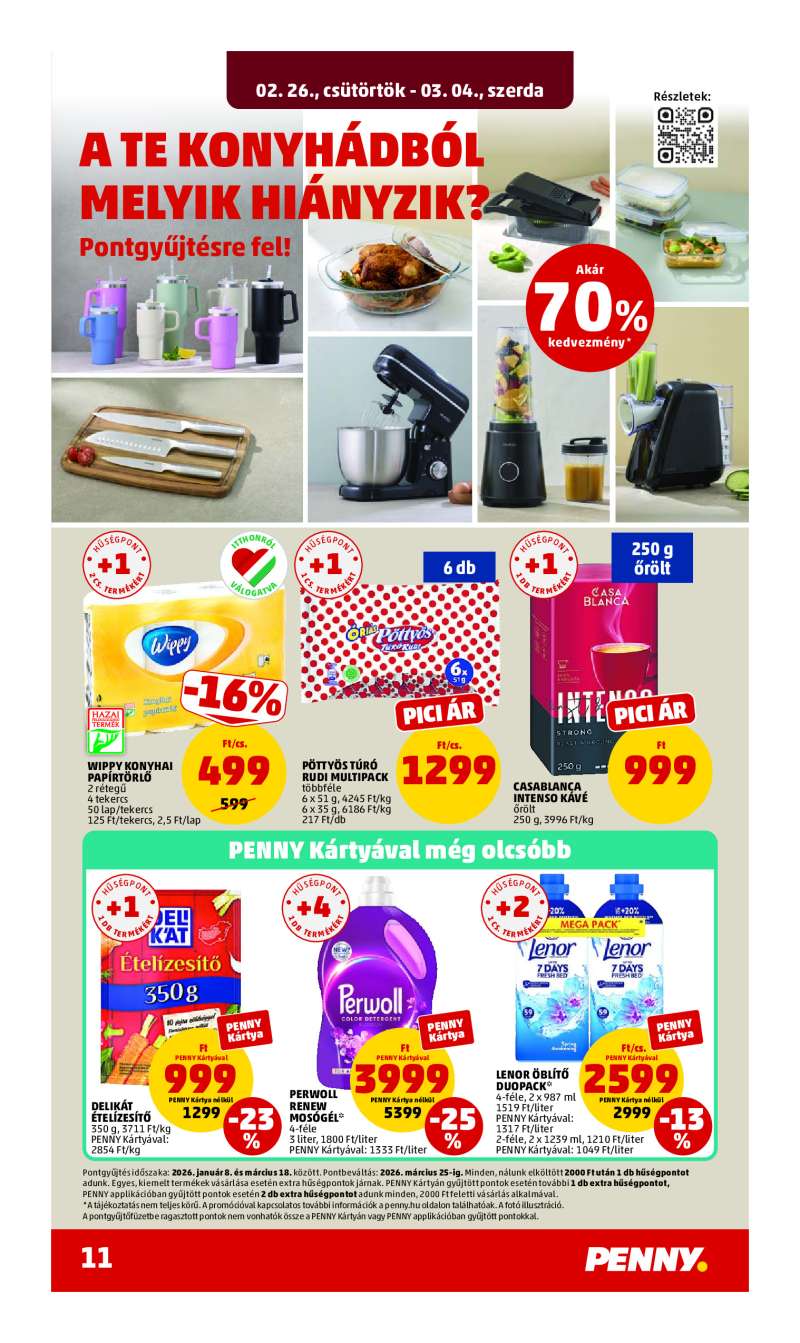 Penny Akciós Újság 15 oldal