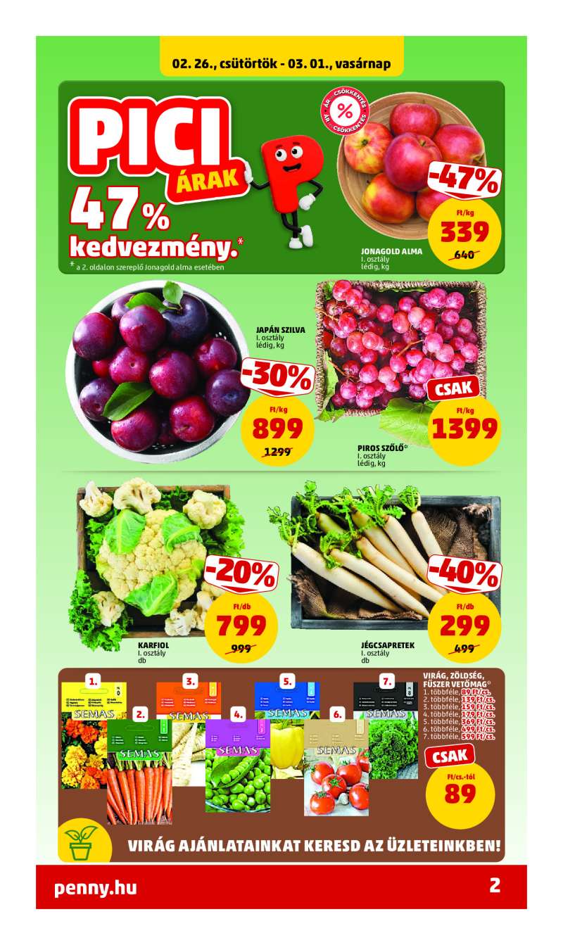 Penny Akciós Újság 2 oldal