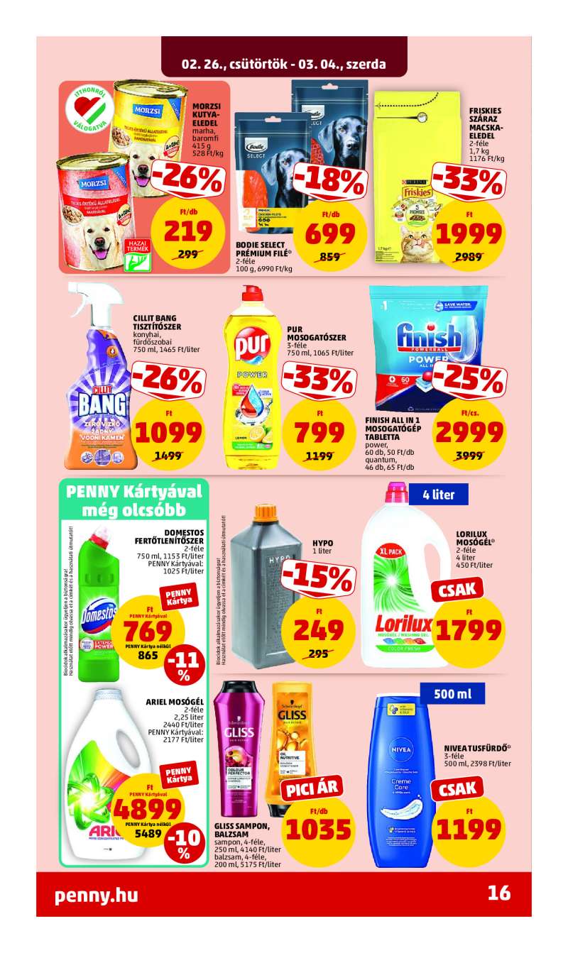 Penny Akciós Újság 20 oldal