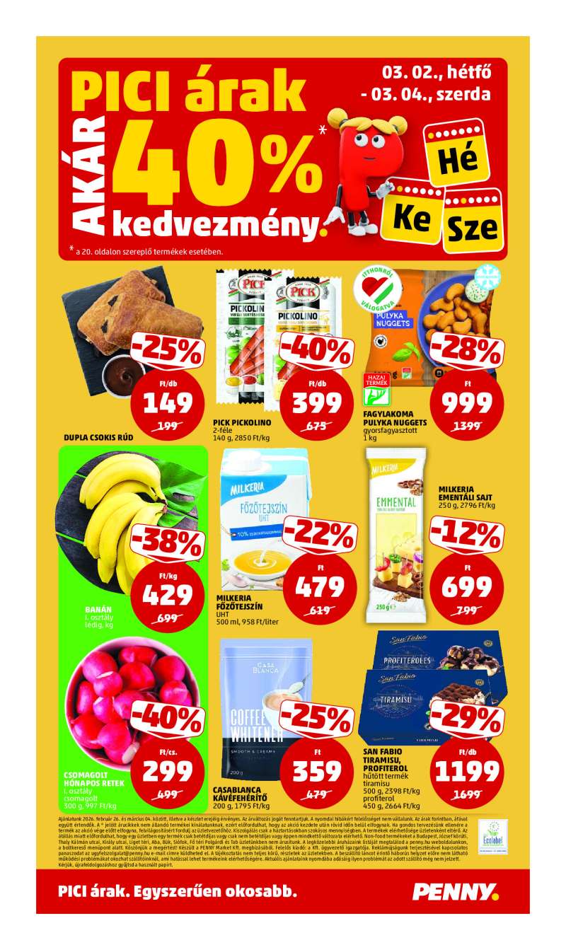 Penny Akciós Újság 24 oldal