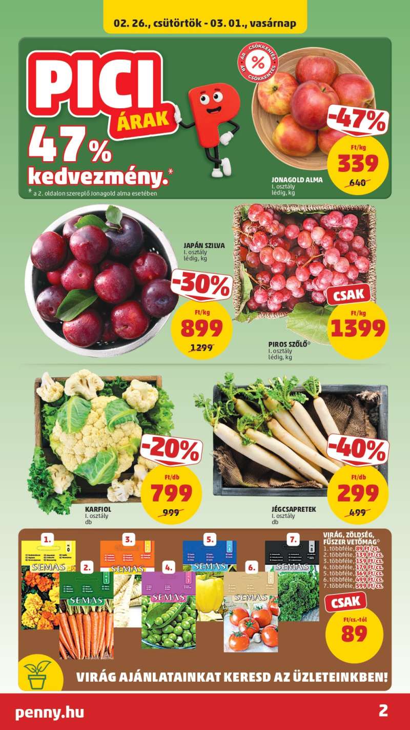 Penny Akciós Újság 2 oldal
