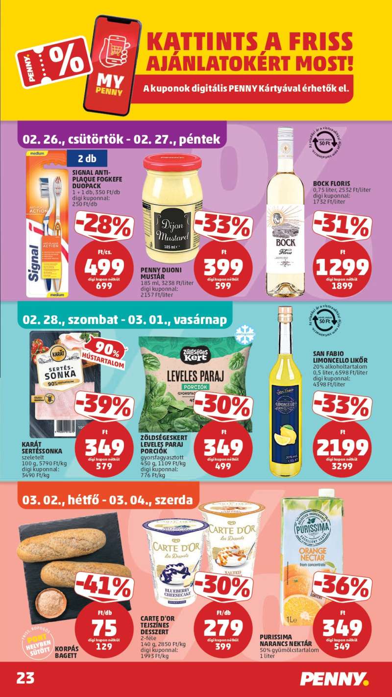 Penny Akciós Újság 27 oldal