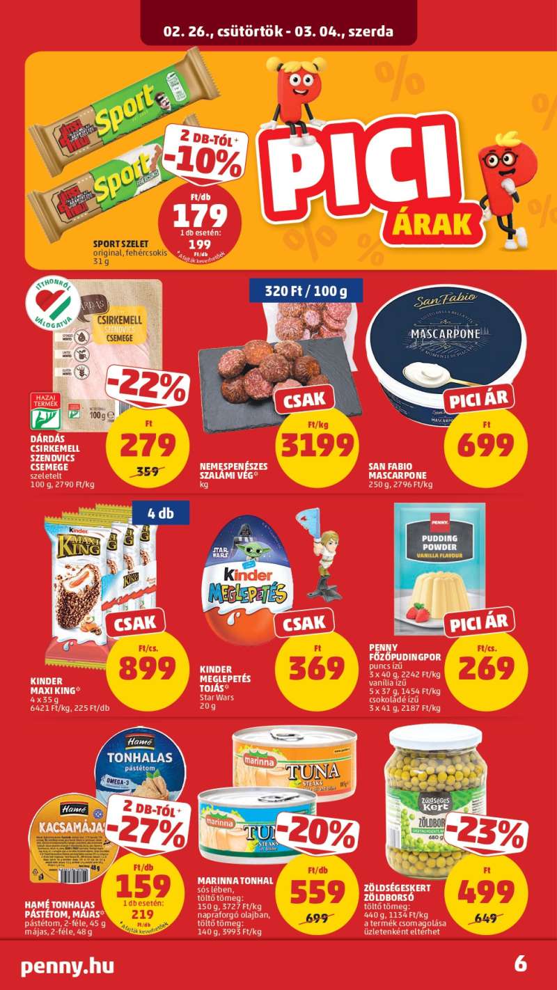 Penny Akciós Újság 8 oldal