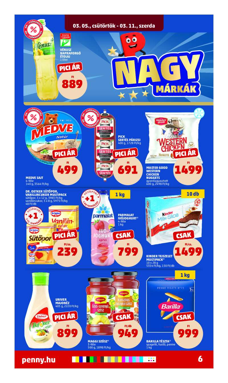 Penny Akciós Újság 10 oldal