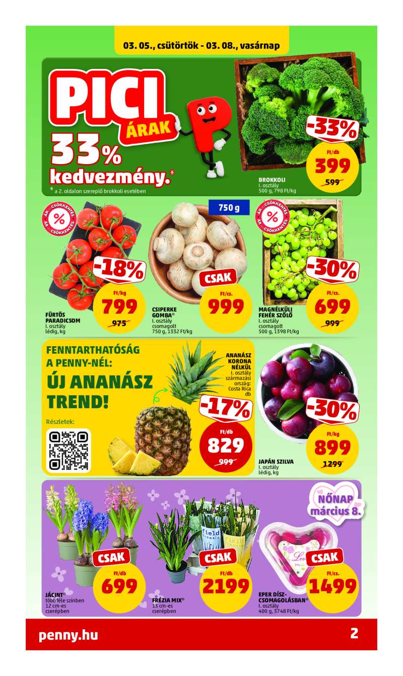 Penny Akciós Újság 2 oldal